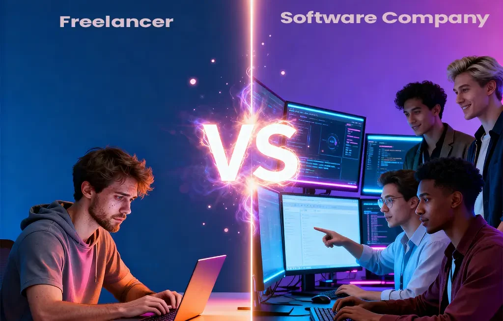 شركة برمجة أم Freelancer؟ القرار الذكي لنجاحك