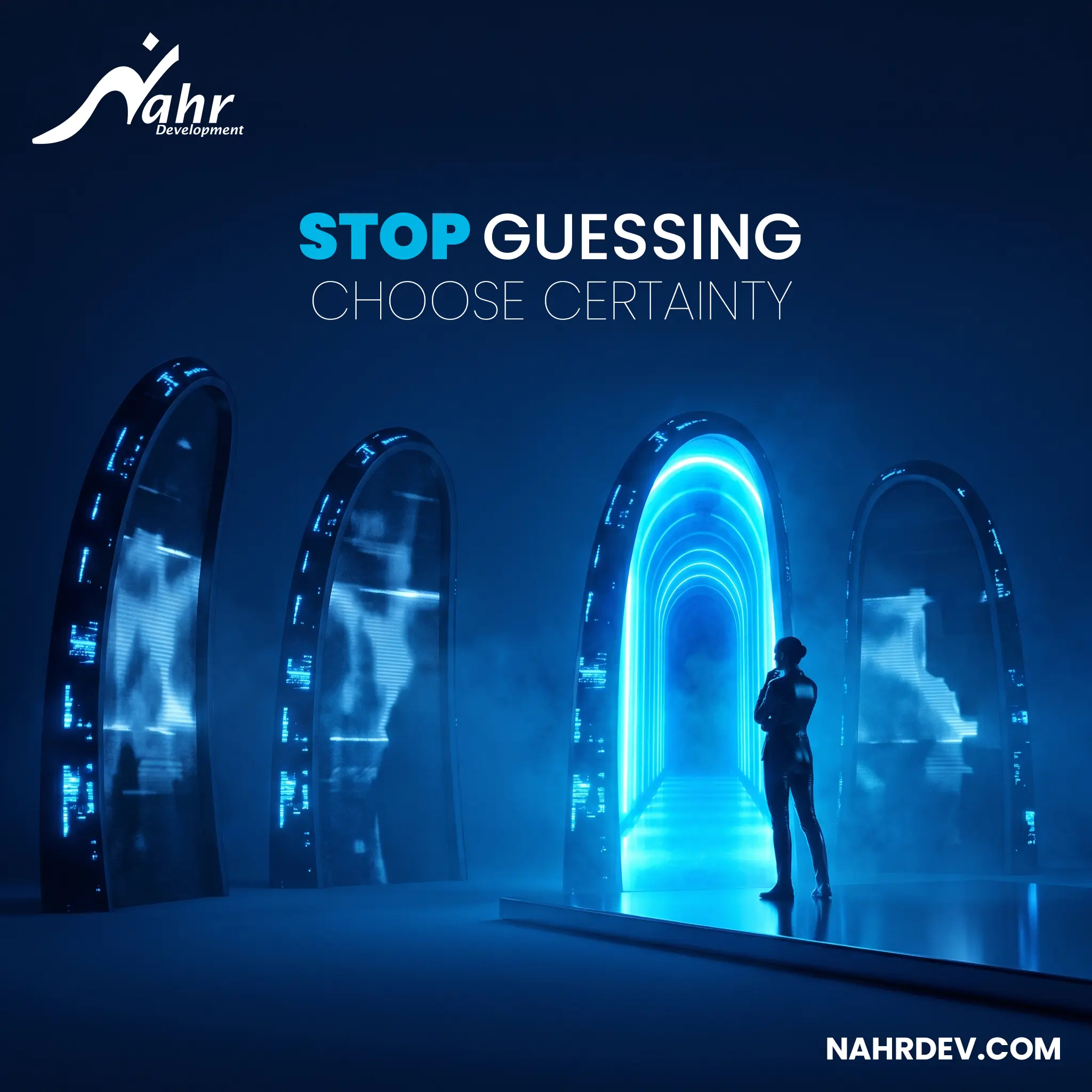 Stop guessing and choose strategic certainty with the best software company - Nahr Development